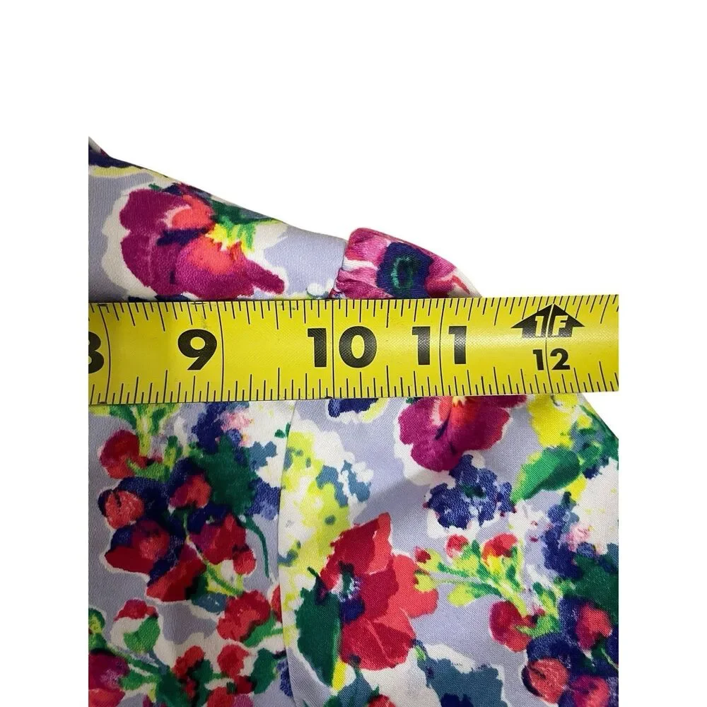 Janie and Jack Floral Blazer Jacket Girls Size 5 Cotton Colorful Spring